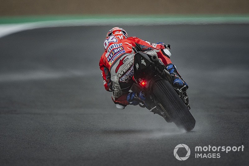 Dovizioso kesal tidak berkutik hadapi hujan
