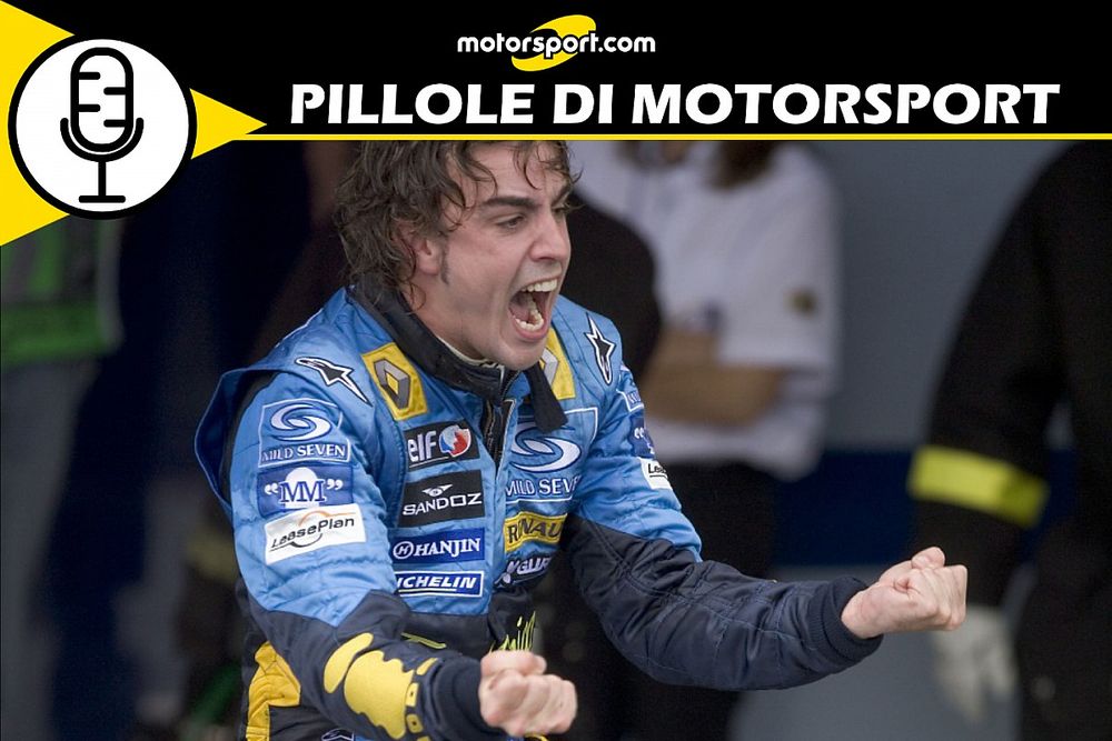 Cover "Pillole di Motorsport": Fernando Alonso, GP del Brasile 2005