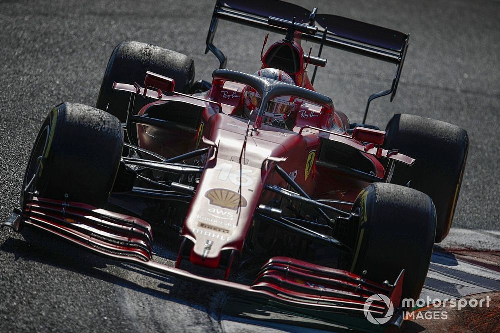 Leclerc not expecting "big changes" from Ferrari F1 power unit upgrade