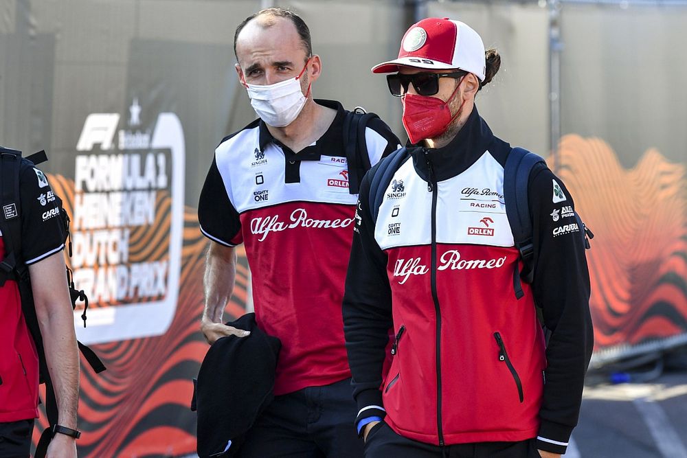 Robert Kubica, Test and Reserve Driver, Alfa Romeo Racing and Antonio Giovinazzi, Alfa Romeo Racing 