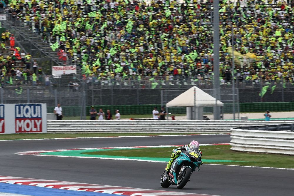 Valentino Rossi ému par l'acclamation du public de Misano