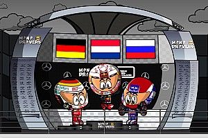 Video: el alocado GP de Alemania 2019 de F1, por MiniDrivers
