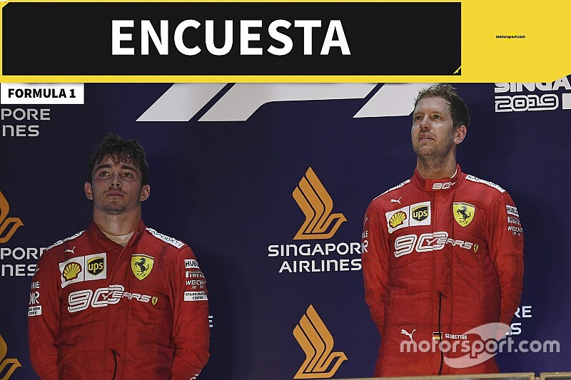 Encuesta Vettel-Leclerc Singapur