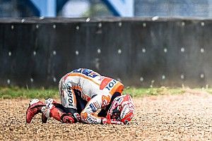 Márquez: “Esta es una de esas caídas en las que te haces daño”