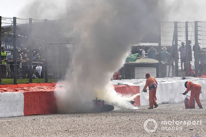 Galería: la terrorífica caída de Quartararo y Dovizioso