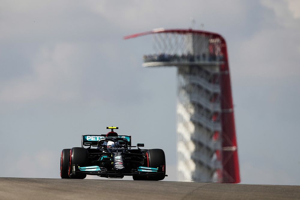Amerika GP 1. antrenman: Bottas lider, Mercedes rahat şekilde 1-2!