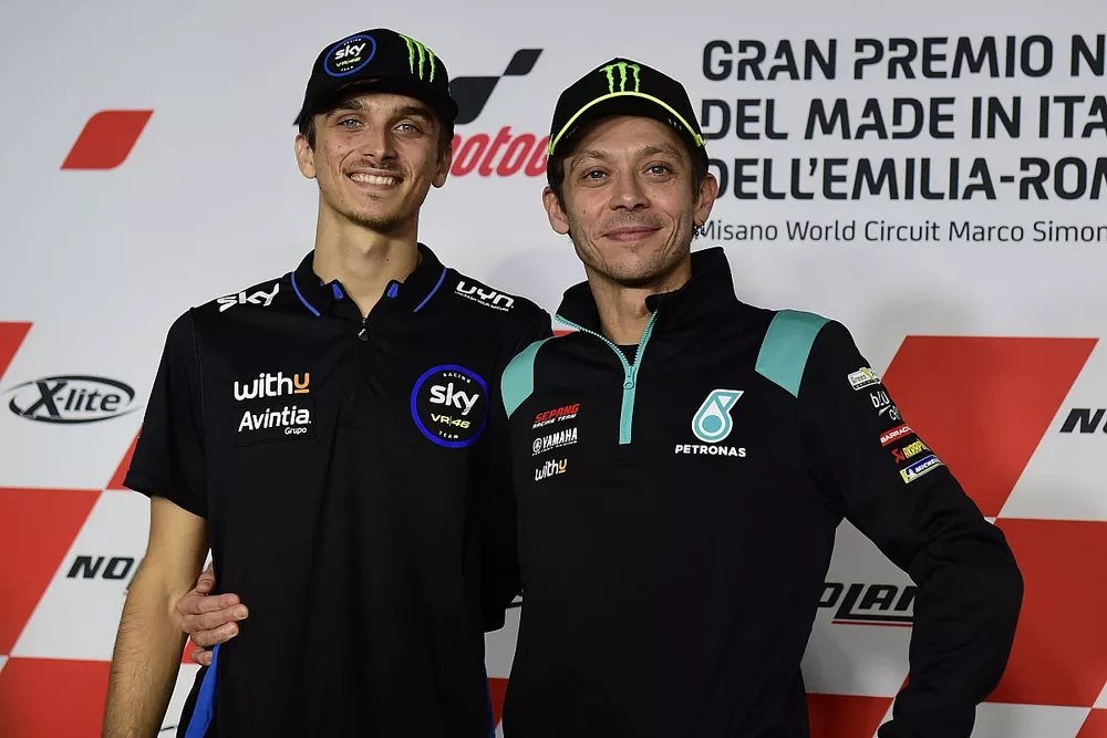 Luca Marini, Esponsorama Racing, Valentino Rossi, Petronas Yamaha SRT, Francesco Bagnaia, Ducati Team