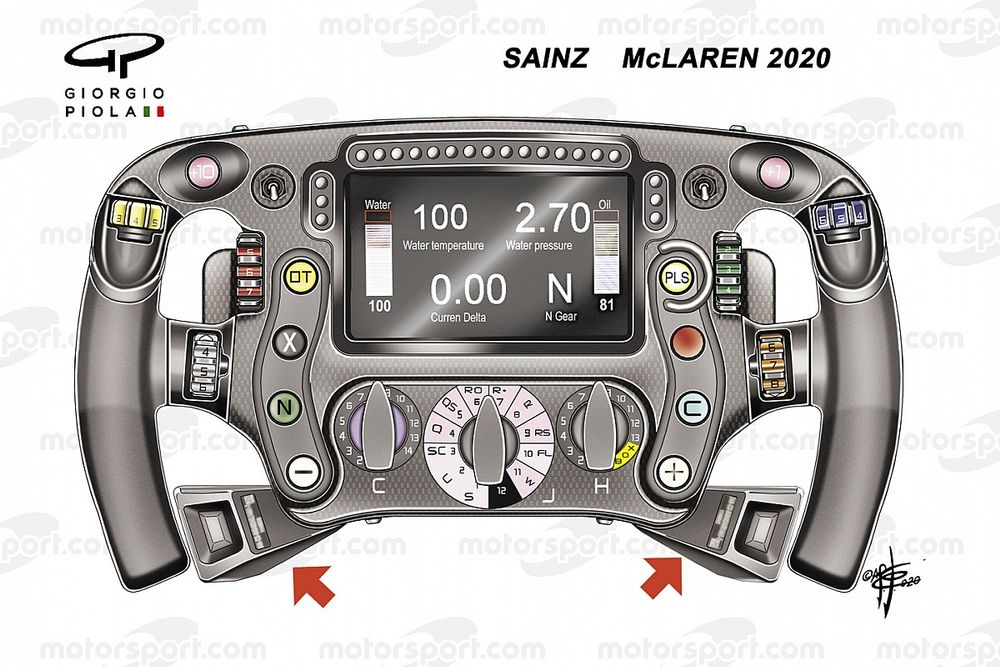 El volante de Carlos Sainz en McLaren