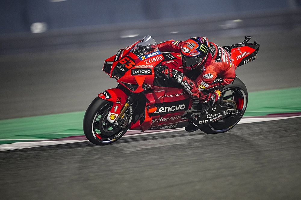 Journée prometteuse orientée vers la course pour Bagnaia