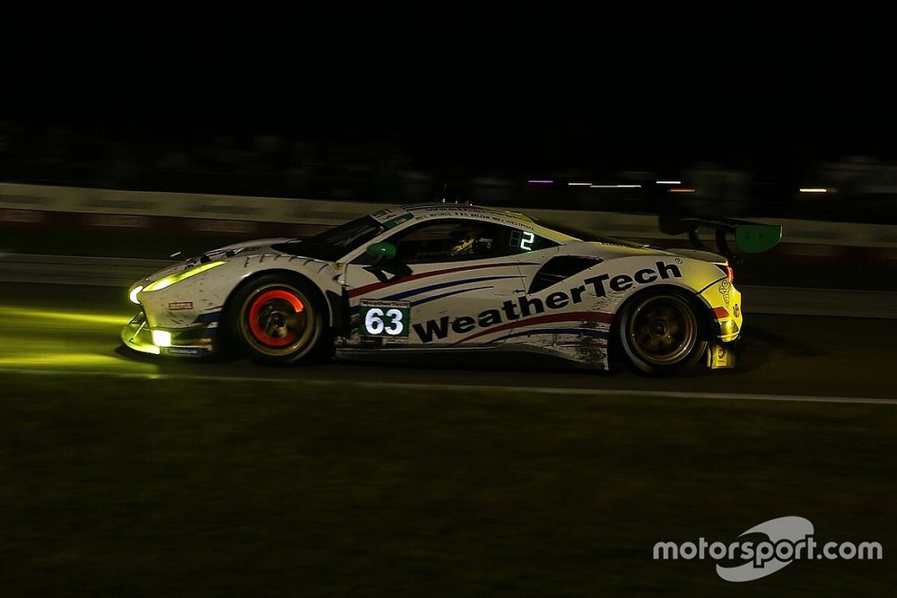 #63 Scuderia Corsa Ferrari 488 GT3, GTD: Cooper MacNeil, Alessandro Balzan, Jeff Westphal