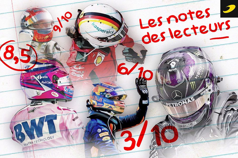 F1 2020 : les notes que vous avez attribuées aux pilotes