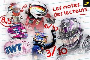 F1 2020 : les notes que vous avez attribuées aux pilotes