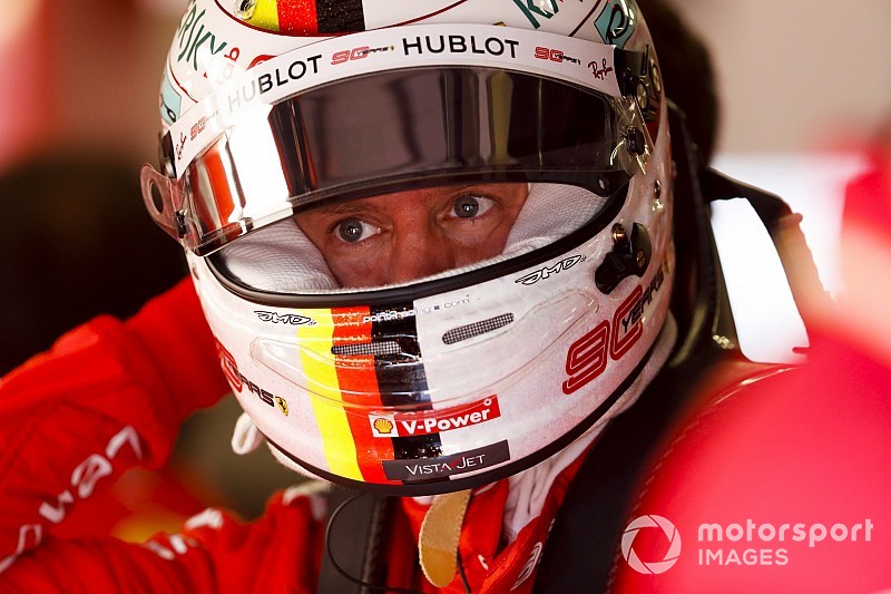 Vídeo: el susto de Vettel que le impidió hacer un tiempo representativo
