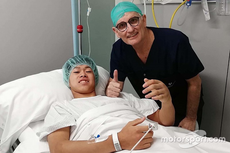 ル・マンで転倒の小椋藍、骨折治療のため手術。次戦ムジェロは欠場