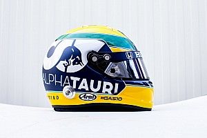 Gasly rijdt als eerbetoon met Senna-helm in Imola