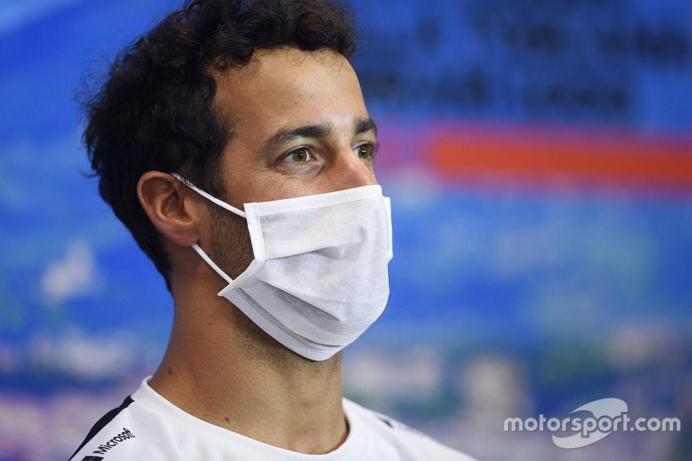 Daniel Ricciardo, Renault F1 in the press conference