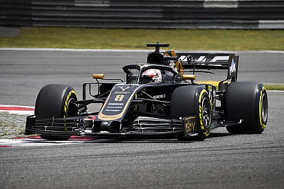 Diaporama: le suisse Romain Grosjean au Grand Prix de Chine
