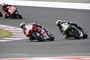 Dovizioso was "scared to crash" in last-lap Rossi fight
