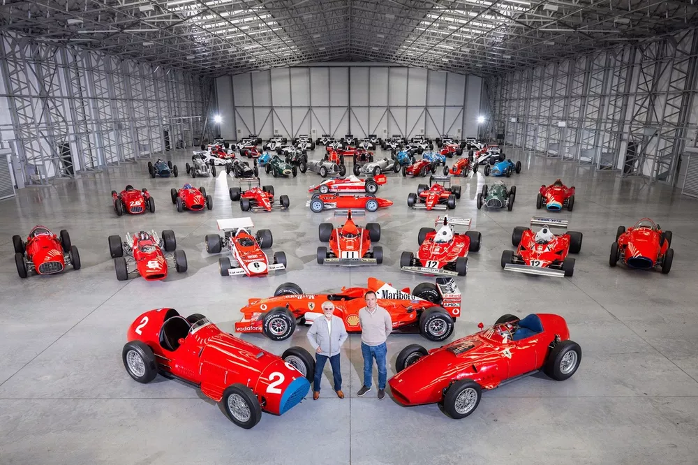 Bernie Ecclestone's verzameling historische Grand Prix- en Formule 1-auto's