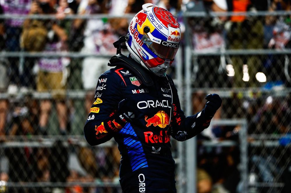 Race winner Max Verstappen, Red Bull Racing