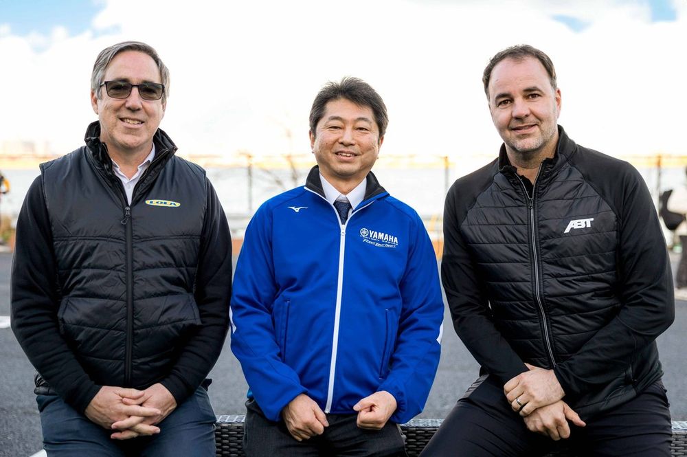 Thomas Biermaier, ABT CEO, Mark Preston, Lola, Heiji Maruyama, Yamaha