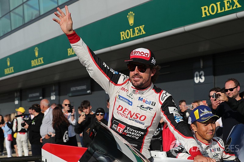 Alonso: "El otro Toyota parecía que nos estaba matando, pero al final tres de tres"