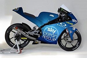 Lo Sky Racing Team VR46 sfoggia la livrea "Sky Ocean Rescue" per le gare di Misano