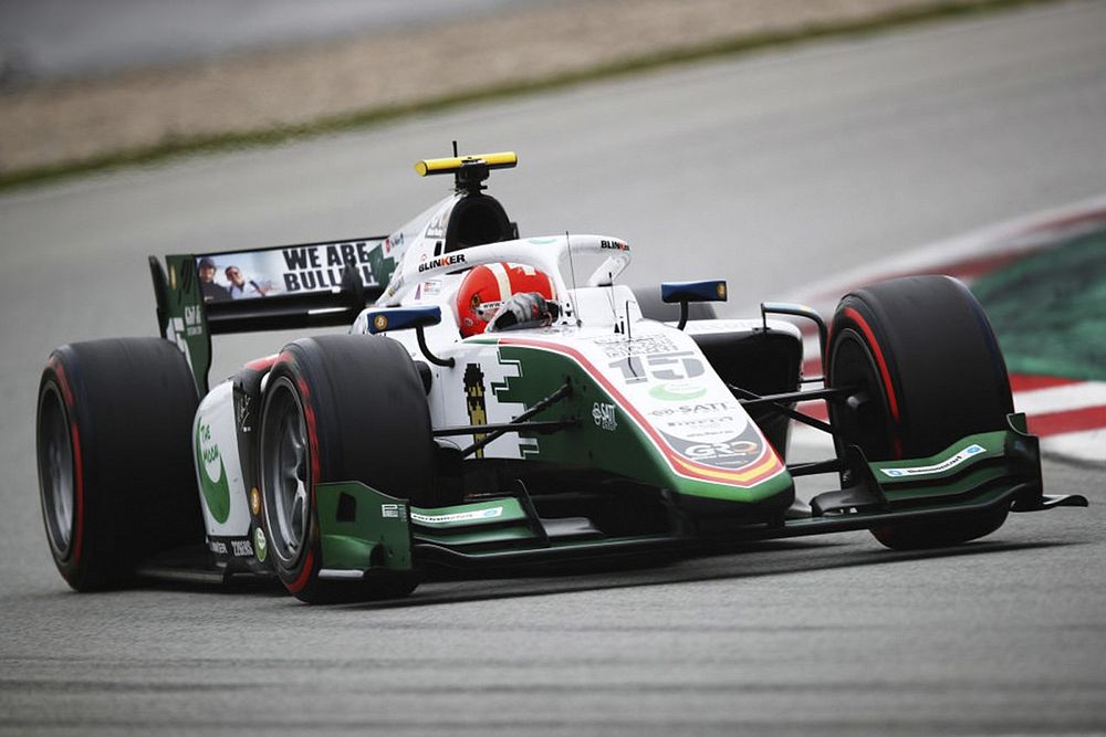 F2 test Barcelona: Boschung lidera el primer día