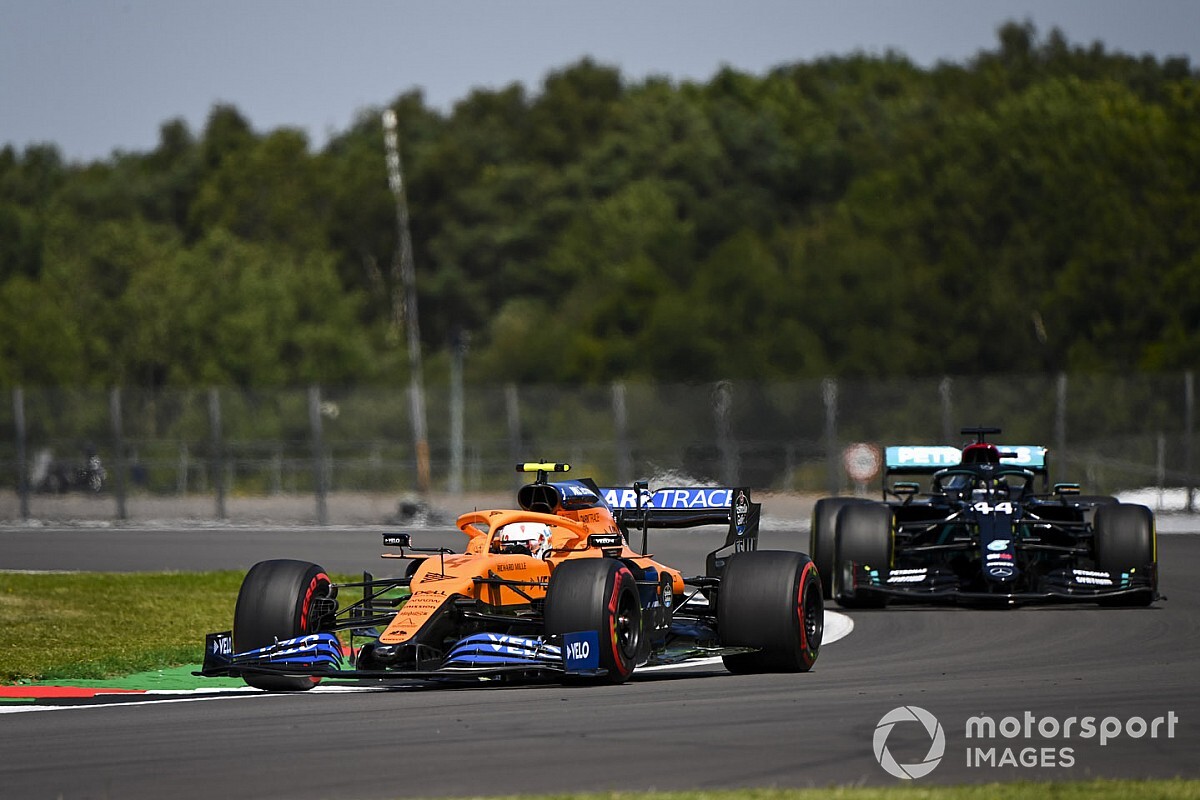 Quinto, Norris prevê Mercedes dando volta no resto do grid em Silverstone