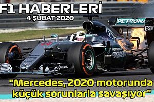 Video: "Mercedes, 2020 motorunda küçük sorunlarla savaşıyor" - 4 Şubat Salı F1 ve Motor Sporları Haberleri