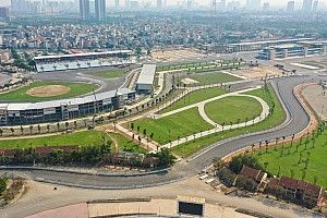 Dronebeelden tonen stratencircuit Hanoi in afrondingsfase