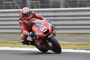 Dovizioso: "Las Yamaha son fuertes a una vuelta, en ritmo no tanto"