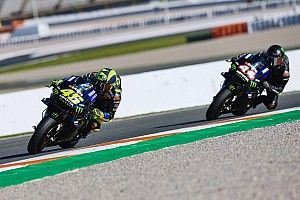 In beeld: Hamilton en Rossi wisselen van materiaal in Valencia