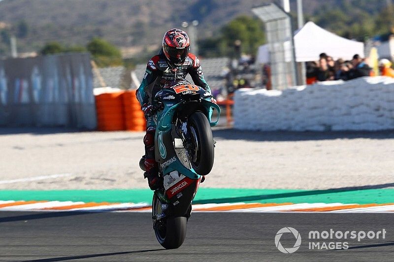 Valencia MotoGP: Sezonun son sıralama turlarında pole Quartararo'nun!