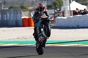 De startopstelling voor de Grand Prix van Valencia