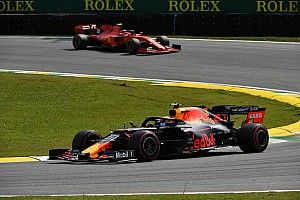 Ferrari "almost matching" Red Bull in corners for first time