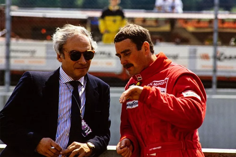 Piero Fusaro e Nigel Mansell