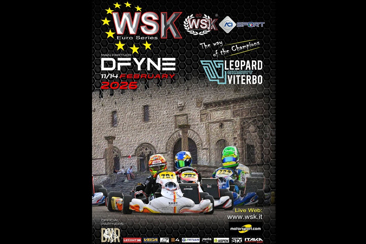 WSK | A Viterbo inizia la Euro Series 2026 dall’11 al 14 febbraio