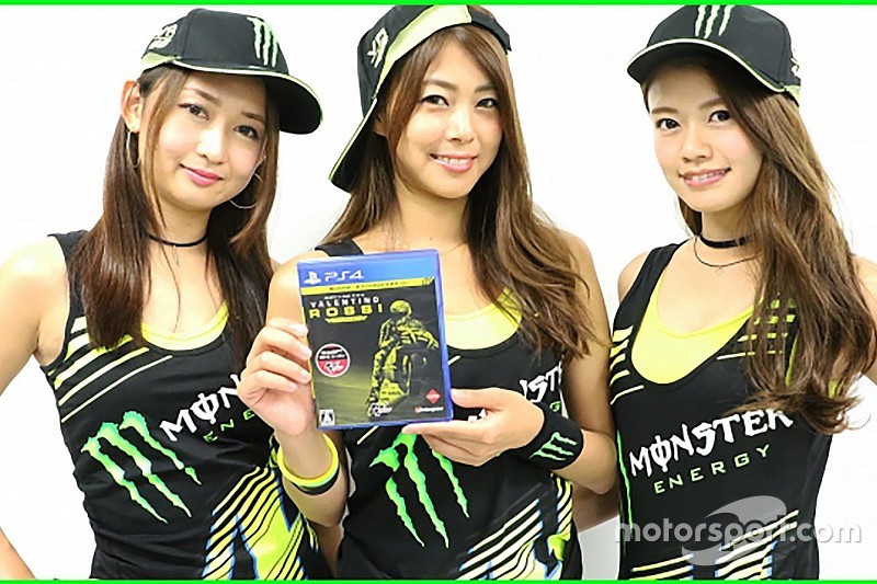 バレンティーノ・ロッシ・ザ・ゲームとモンスターエナジーがゲームショウでコラボレーション