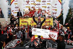Erik Jones victorious at the Monster Mile