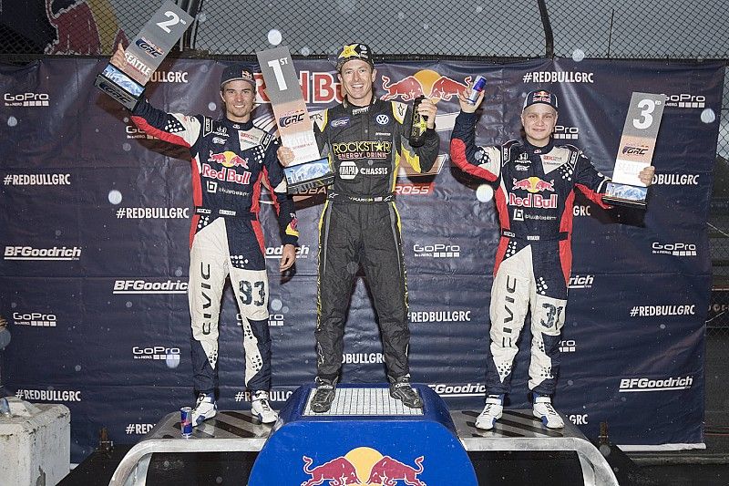 Tanner Foust regains Global Rallycross points lead with Seattle victory