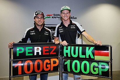Gallery: Hulkenberg and Perez's journey to 100 F1 grands prix
