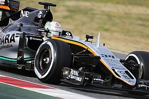 Force India duo admit sitting out test "not ideal"