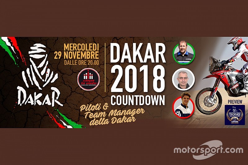 Tanti protagonisti della Dakar a Ciapa la Moto il 29 novembre
