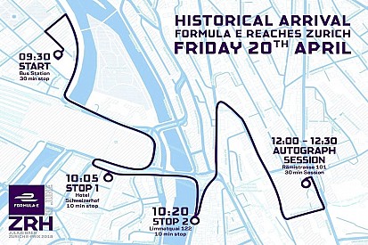 Sébastien Buemi dans les rues de Zürich le 20 avril pour un Road Show !