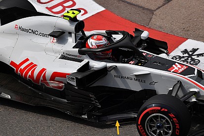 Haas afgeremd in Monaco door fragiele bargeboards