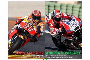 Infografica: ecco tutti i numeri del duello tra Dovizioso e Marquez