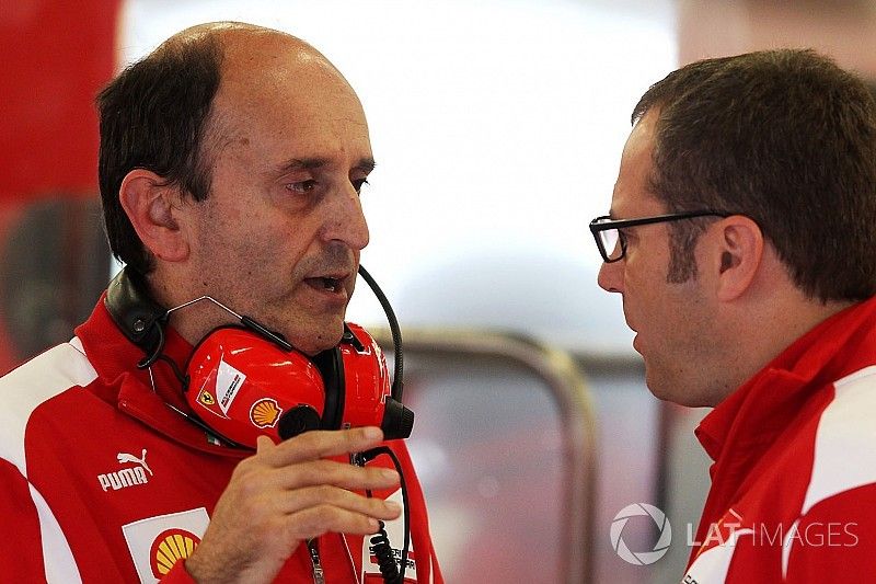 Luca Marmorini, Ferrari Electronics and Engine Director and Stefano Domenicali, Ferrari General Dire