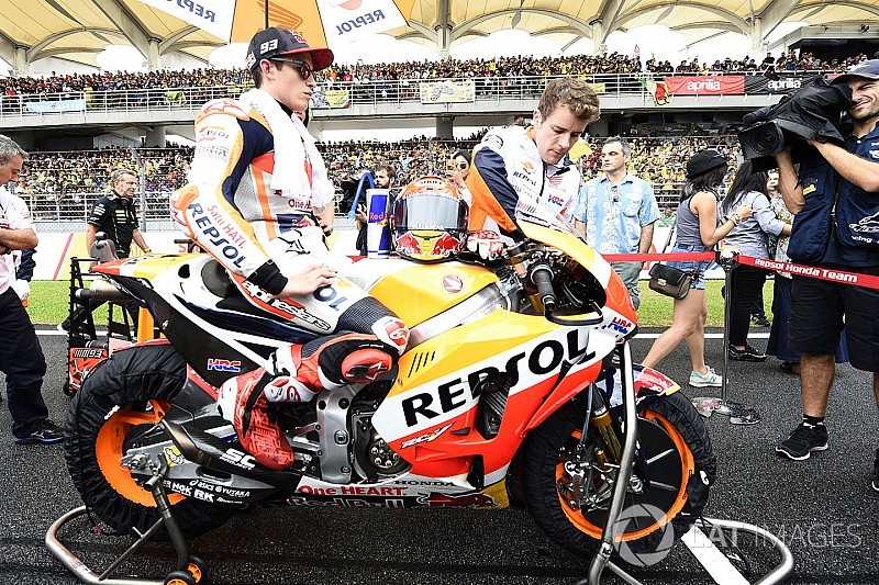 Tak mampu imbangi Ducati, Marquez pilih amankan poin