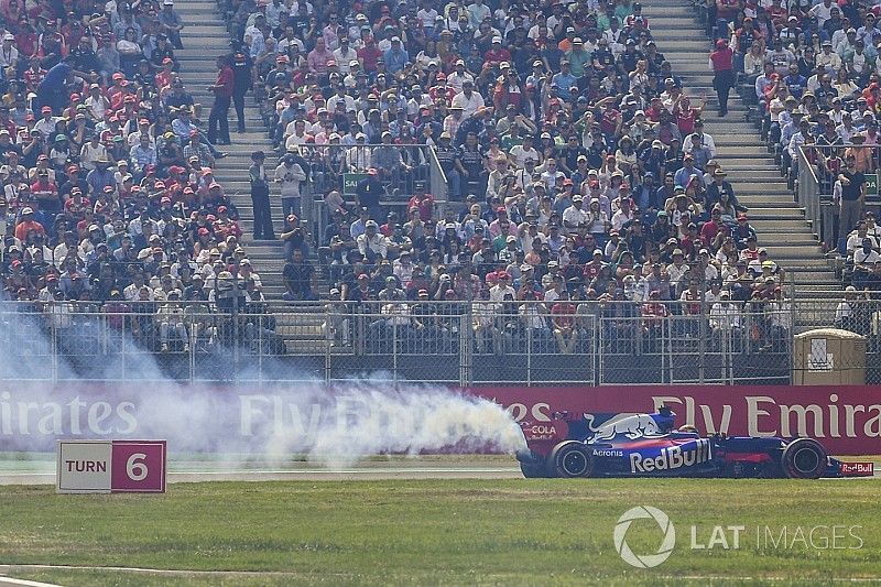 Brendon Hartley, Scuderia Toro Rosso STR12 abandona